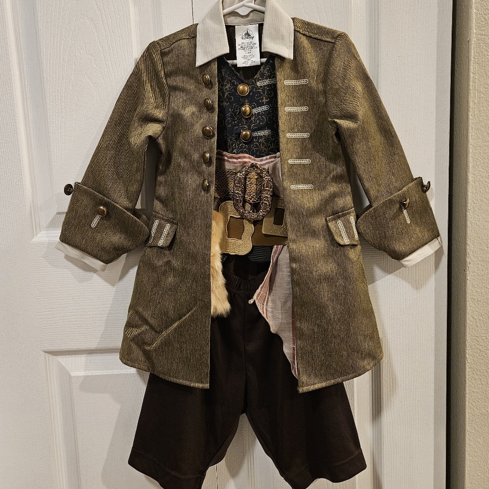 Disney Pirate Costume - Brown and Black